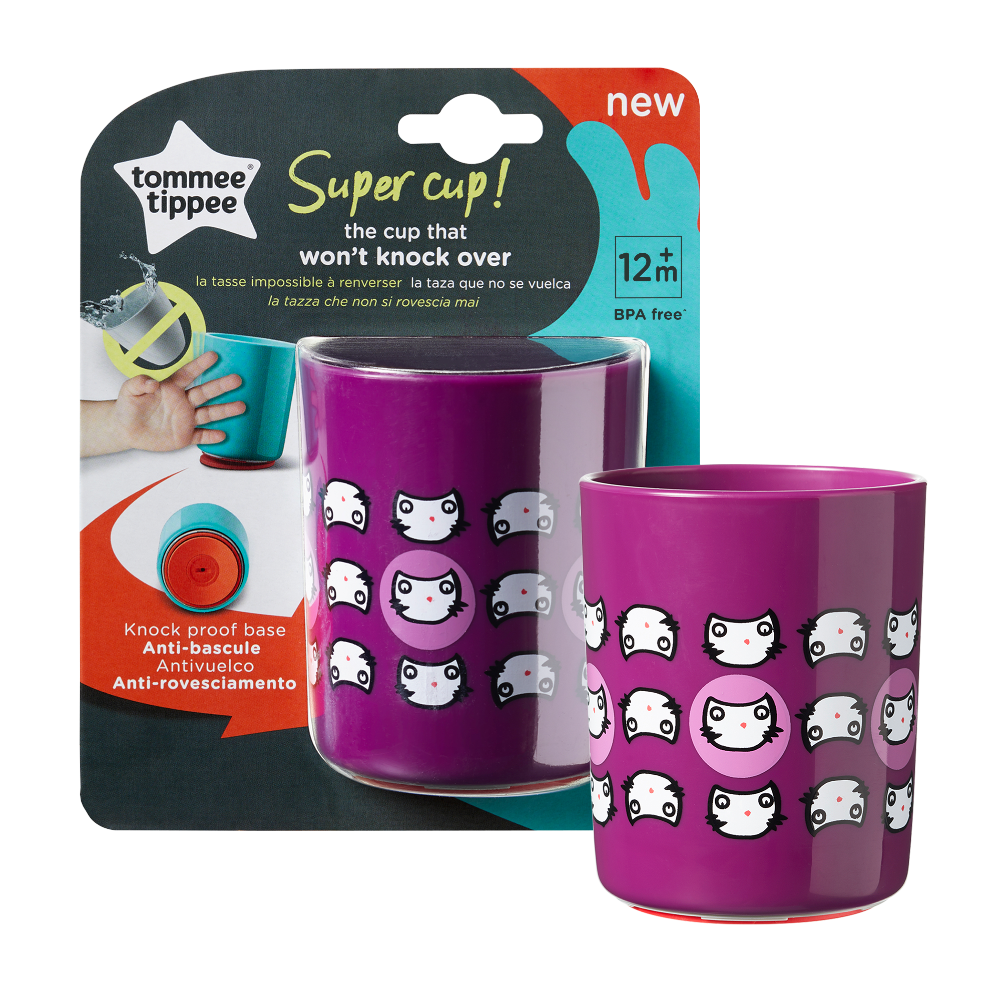 Tazza Super Cup 190ml viola - Tommee Tippee - immagine 3