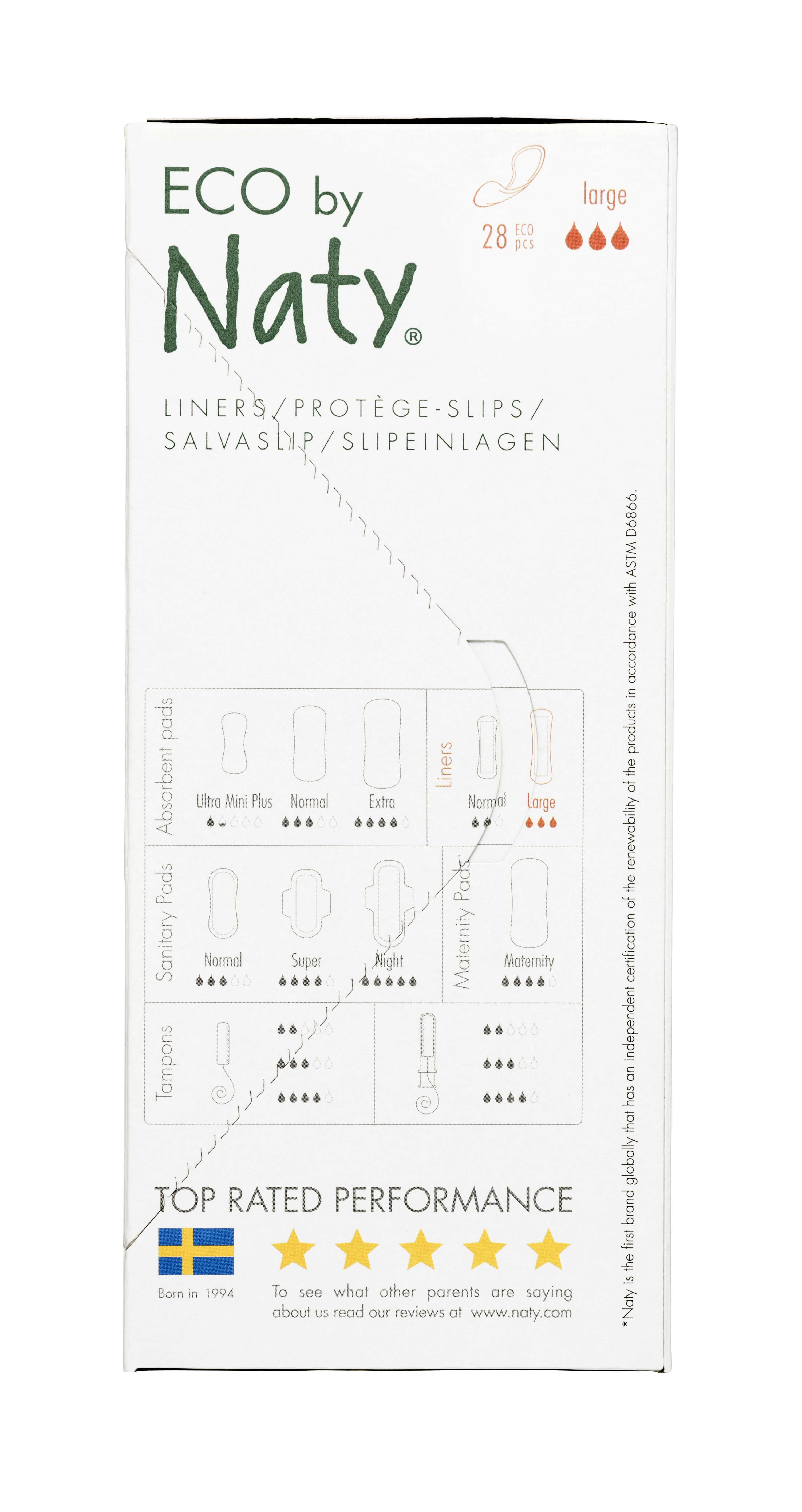 Salvaslip ecologici - Eco by Naty - immagine 8