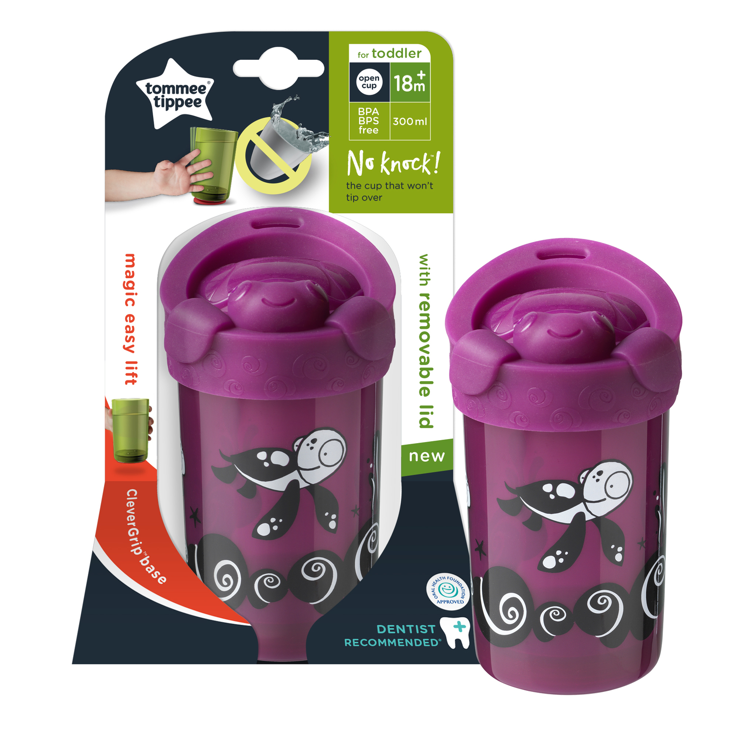 Tazza Super Cup tartaruga con coperchio - Tommee Tippee - immagine 6