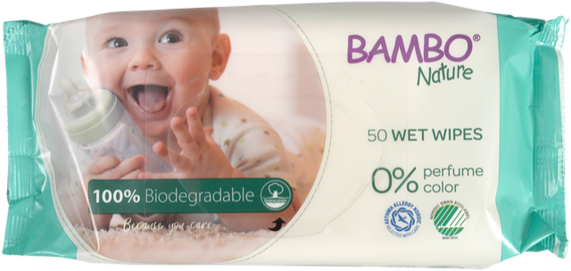 Salviettine Umidificate Biodegradabili 100% - Bambo Nature - immagine 5