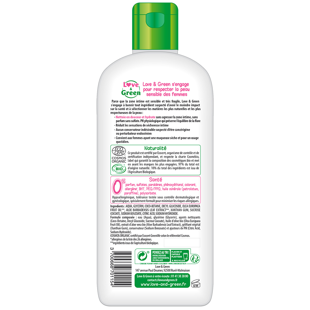 Detergente Intimo Idratante - Love and Green - immagine 2