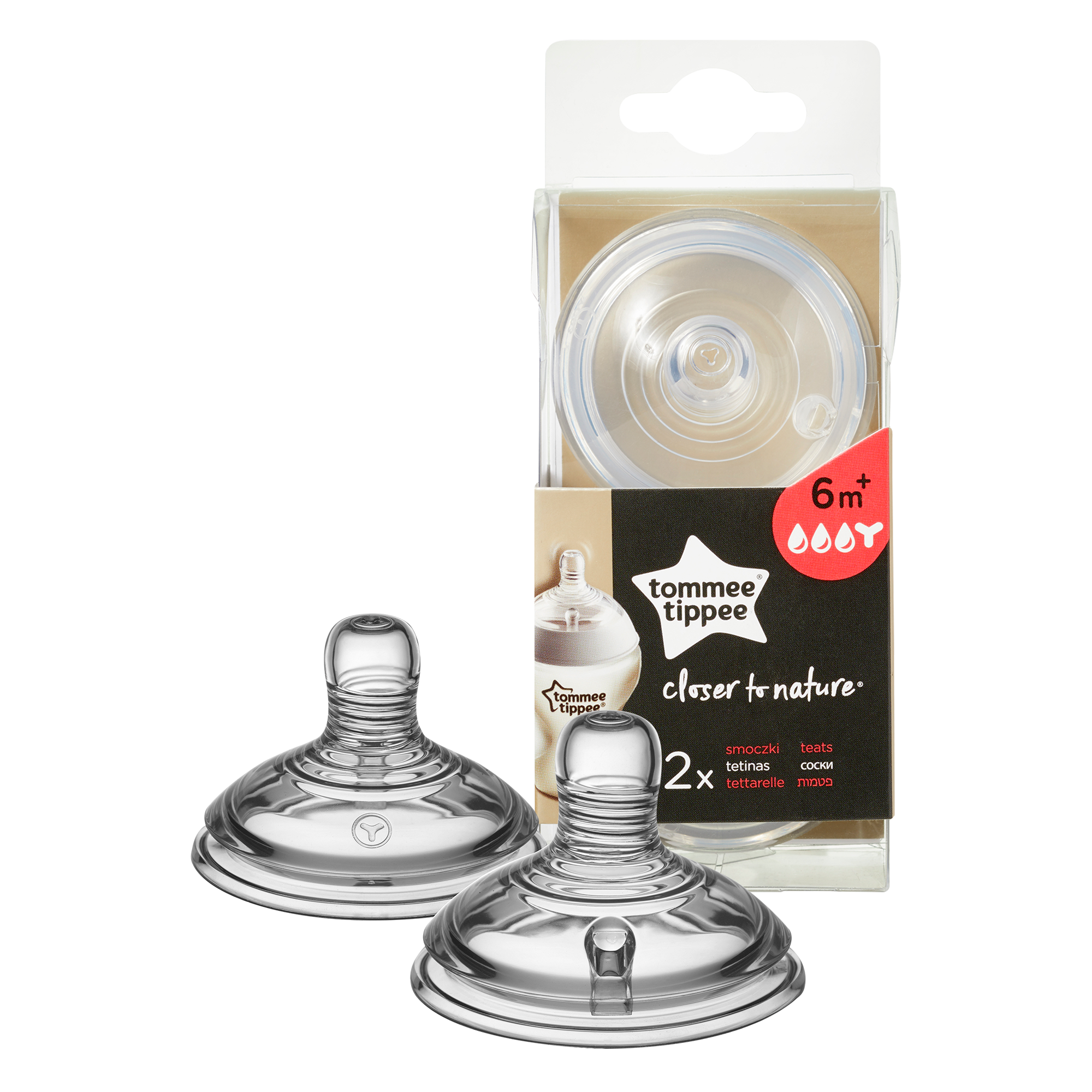 Tettarelle Closer to Nature - 6m+ flusso pappa - Tommee Tippee