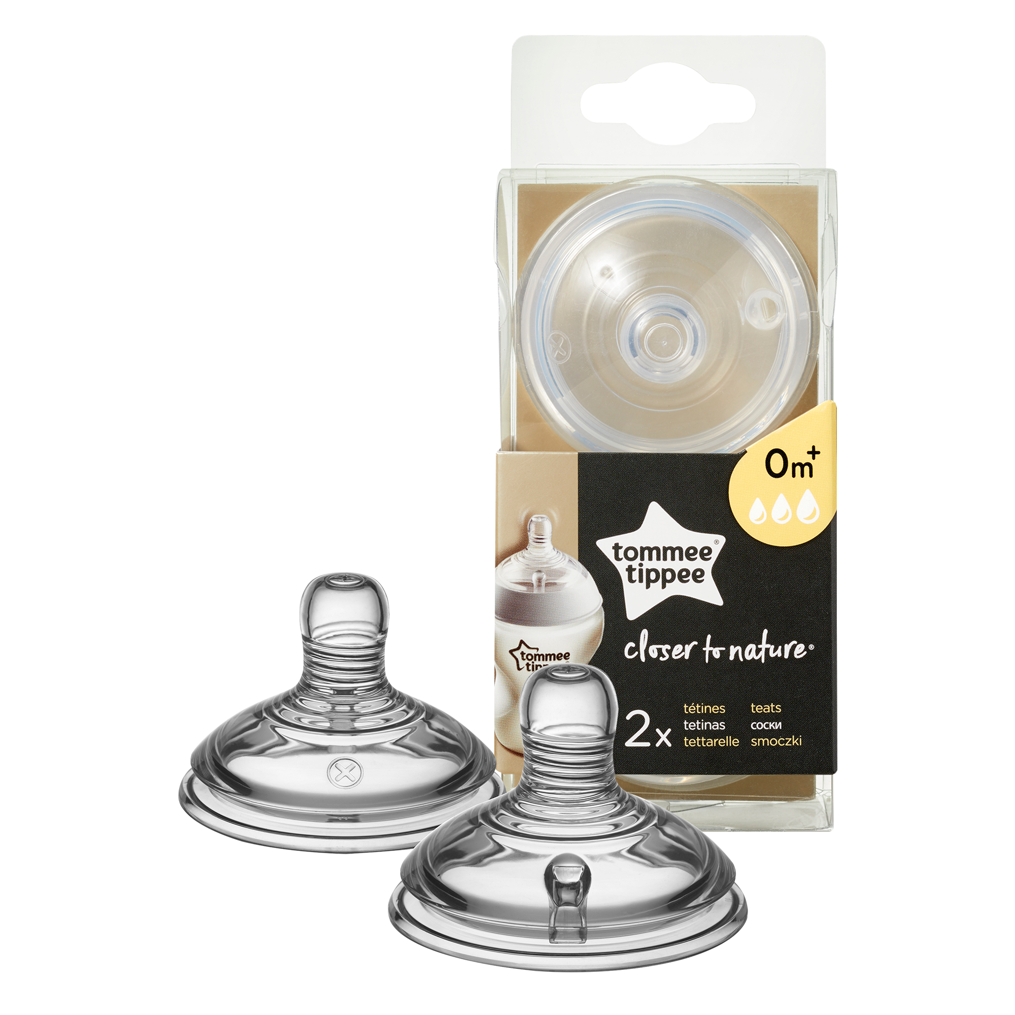 Tettarelle Closer to Nature - 0m+ flusso variabile - Tommee Tippee