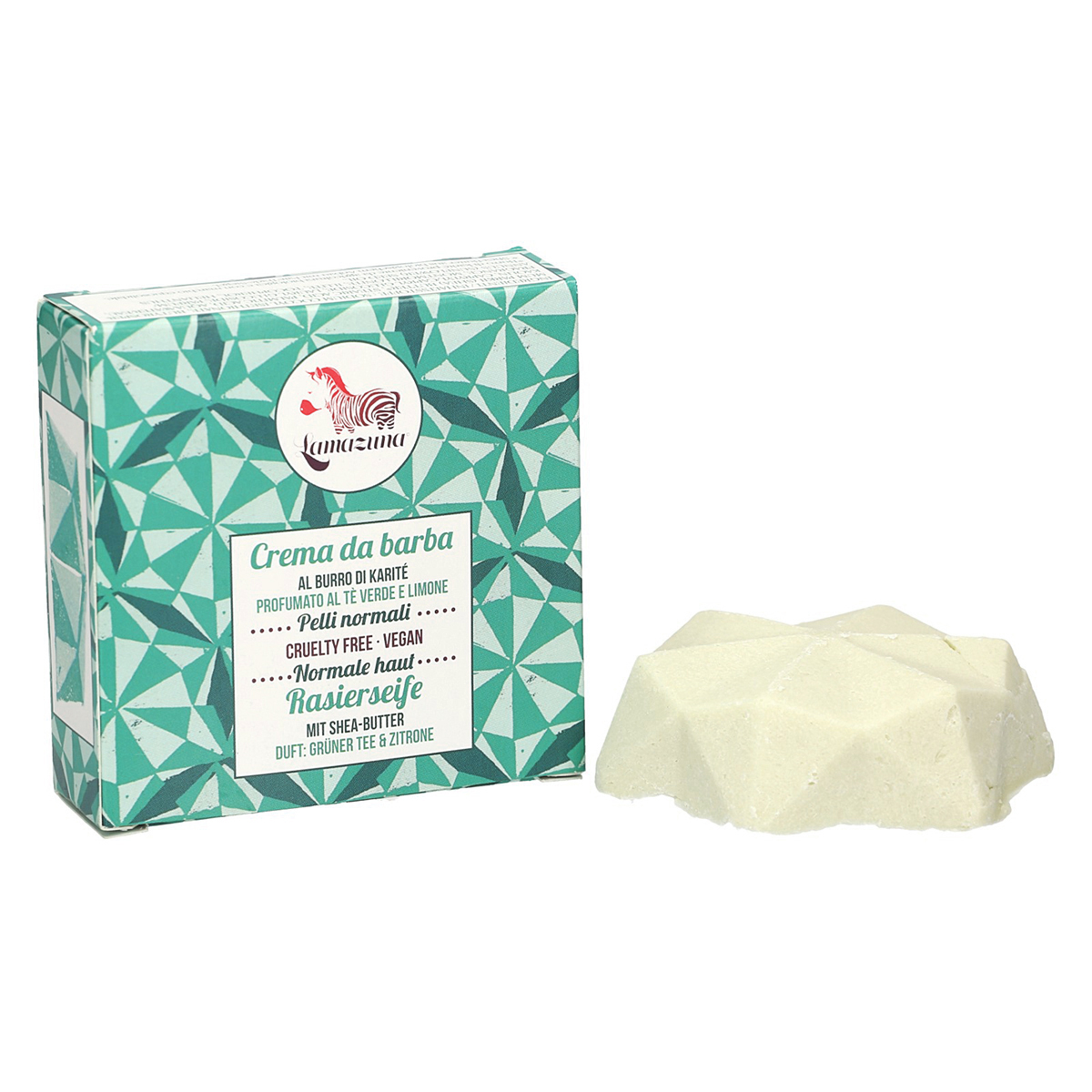 Crema da barba solida - pelli normali - Lamazuna - immagine 4