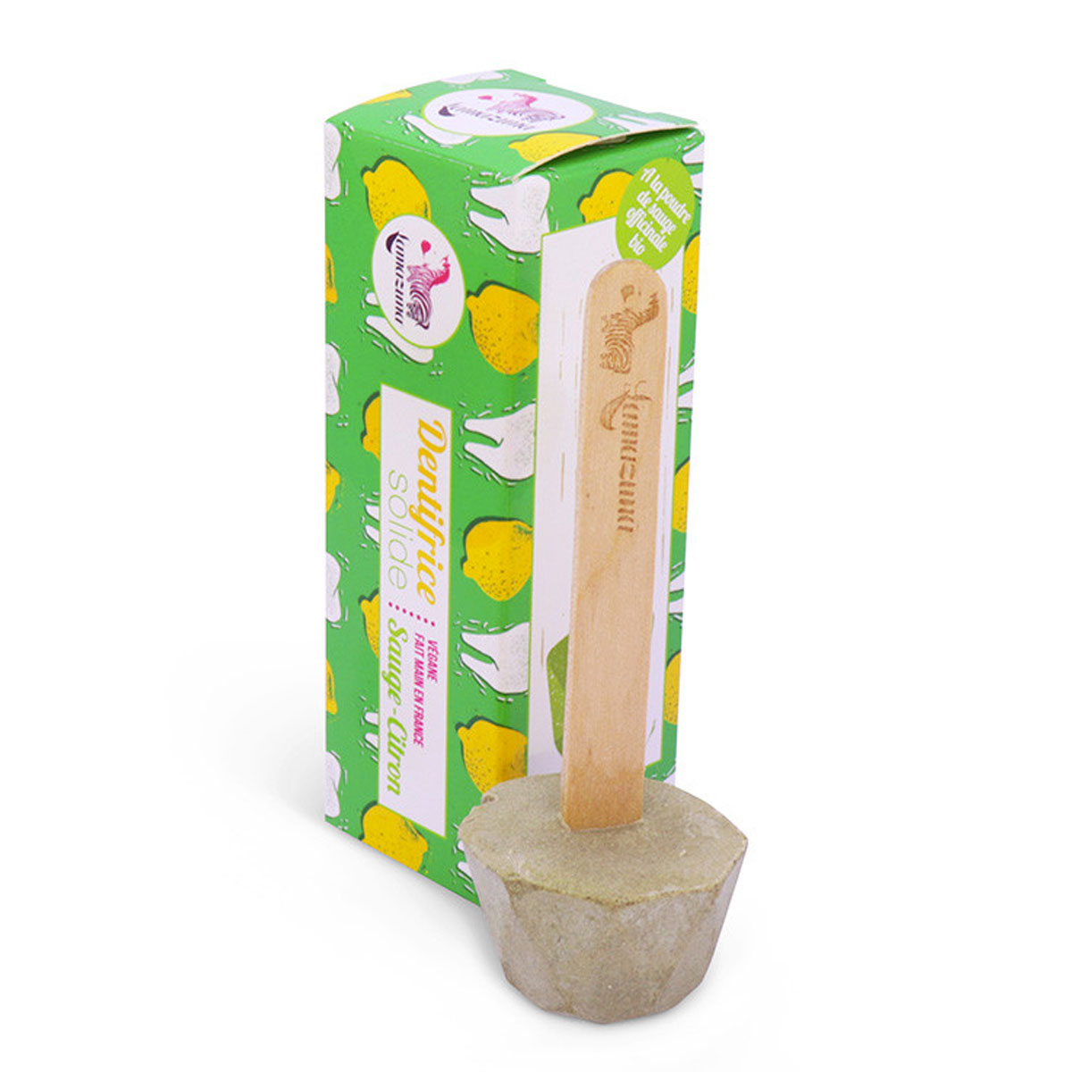 Dentifricio solido - salvia e limone - Lamazuna - immagine 3