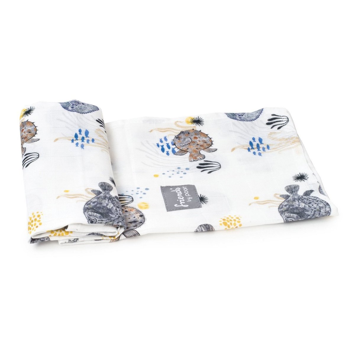 Mussola in Bambù - Poofi - 120cm*120cm - immagine 2