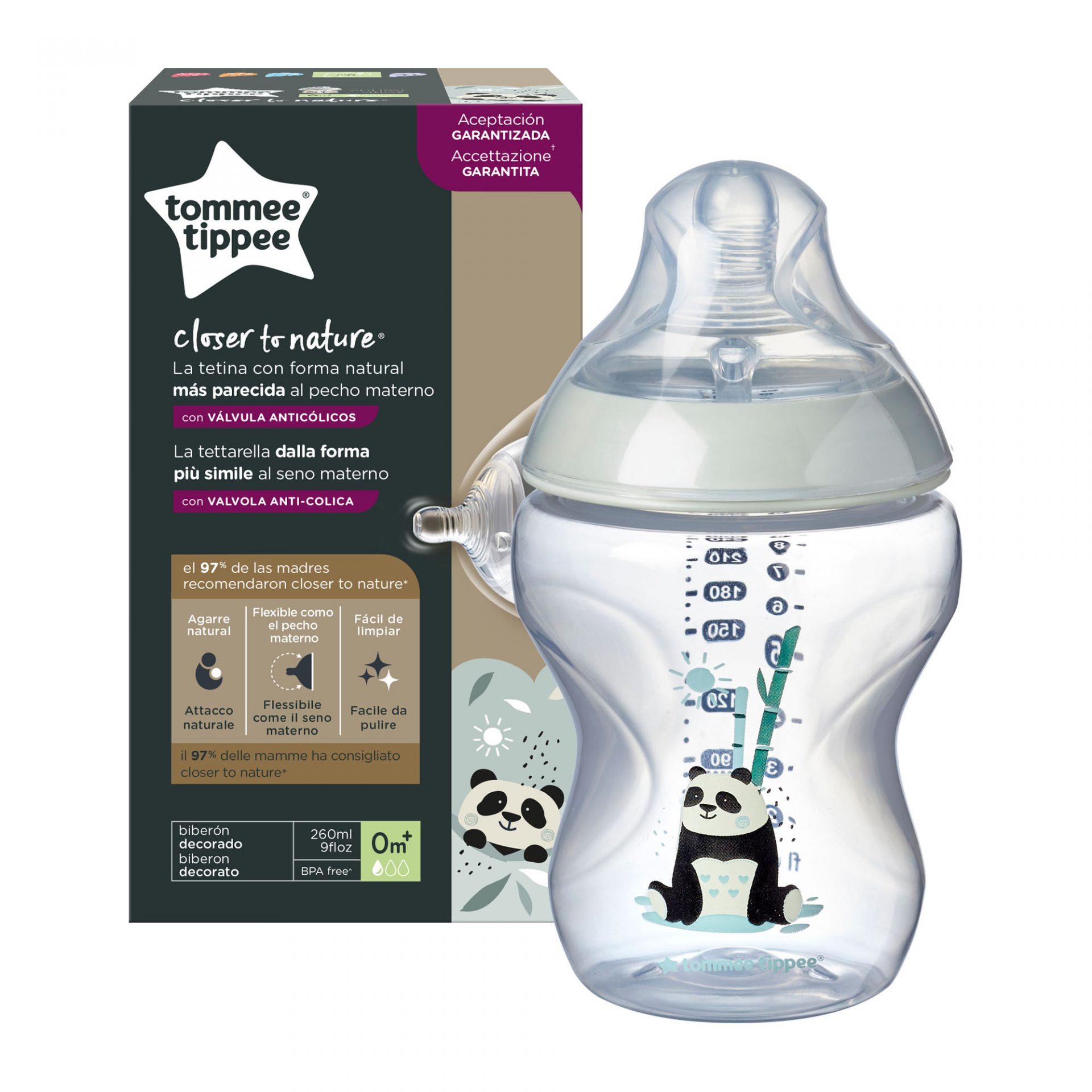 Biberon 260ml Closer to Nature - Tommee Tippee - immagine 4