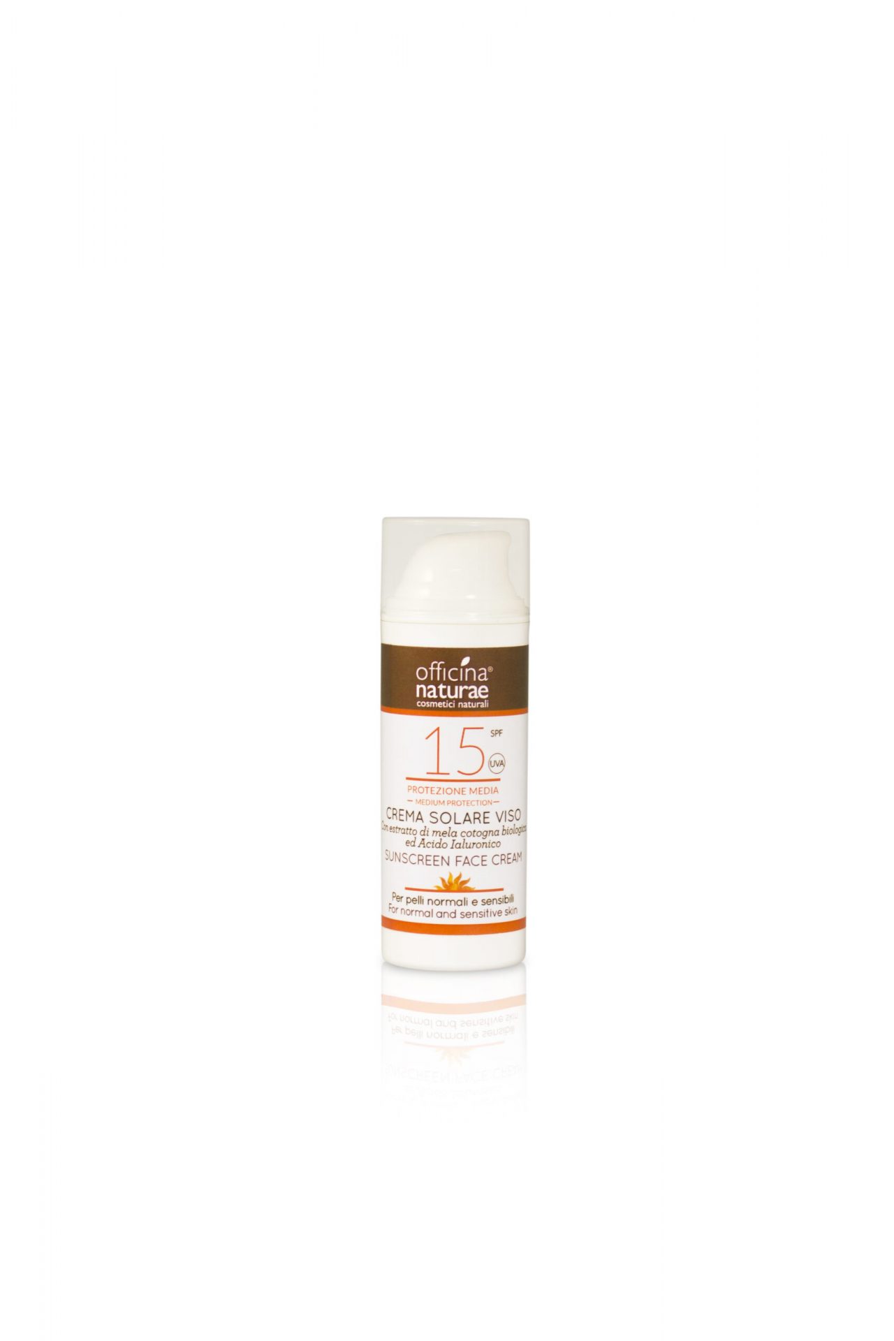 Officina Naturae - Crema solare viso Airless - spf 15
