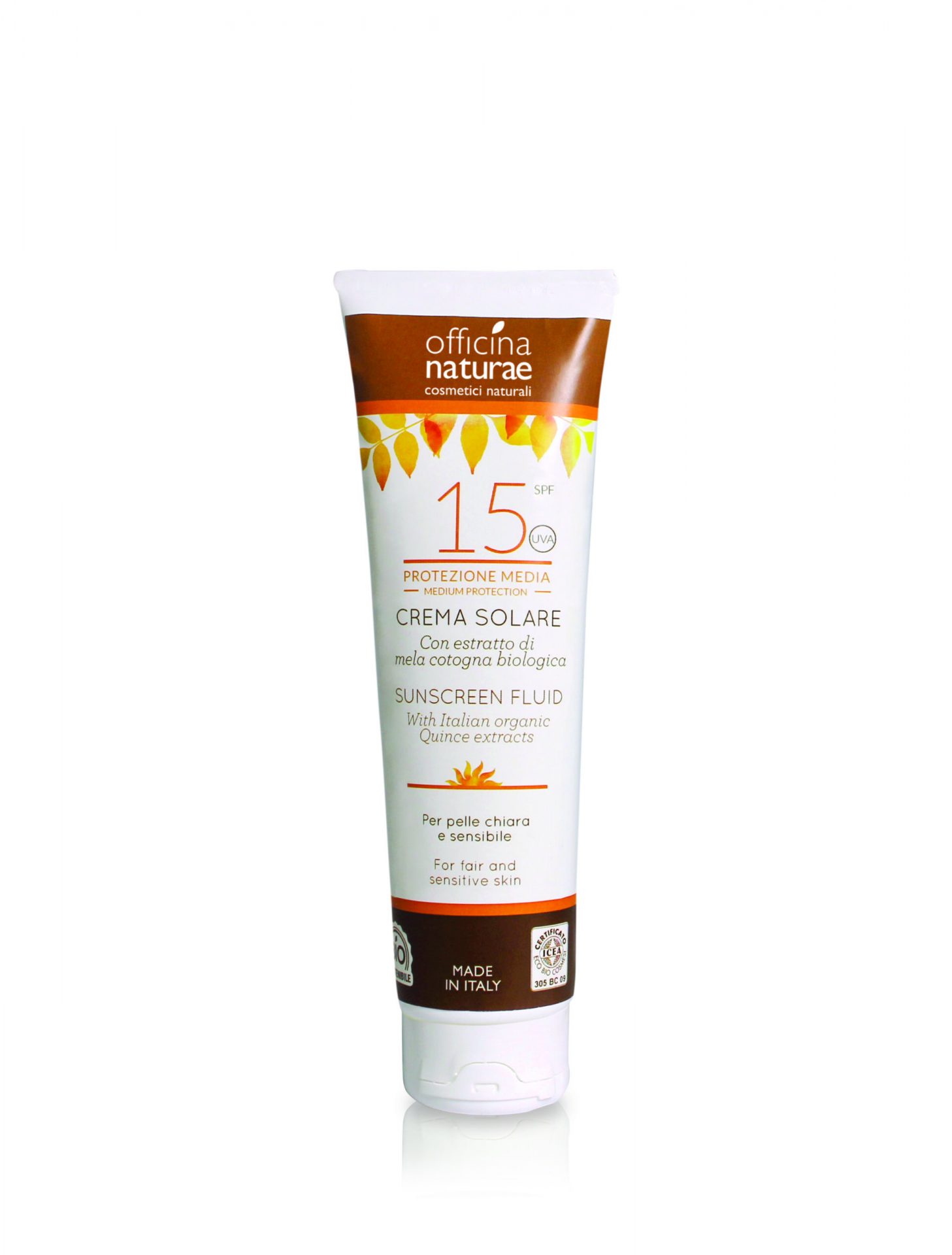 Officina Naturae - Crema solare - spf 15