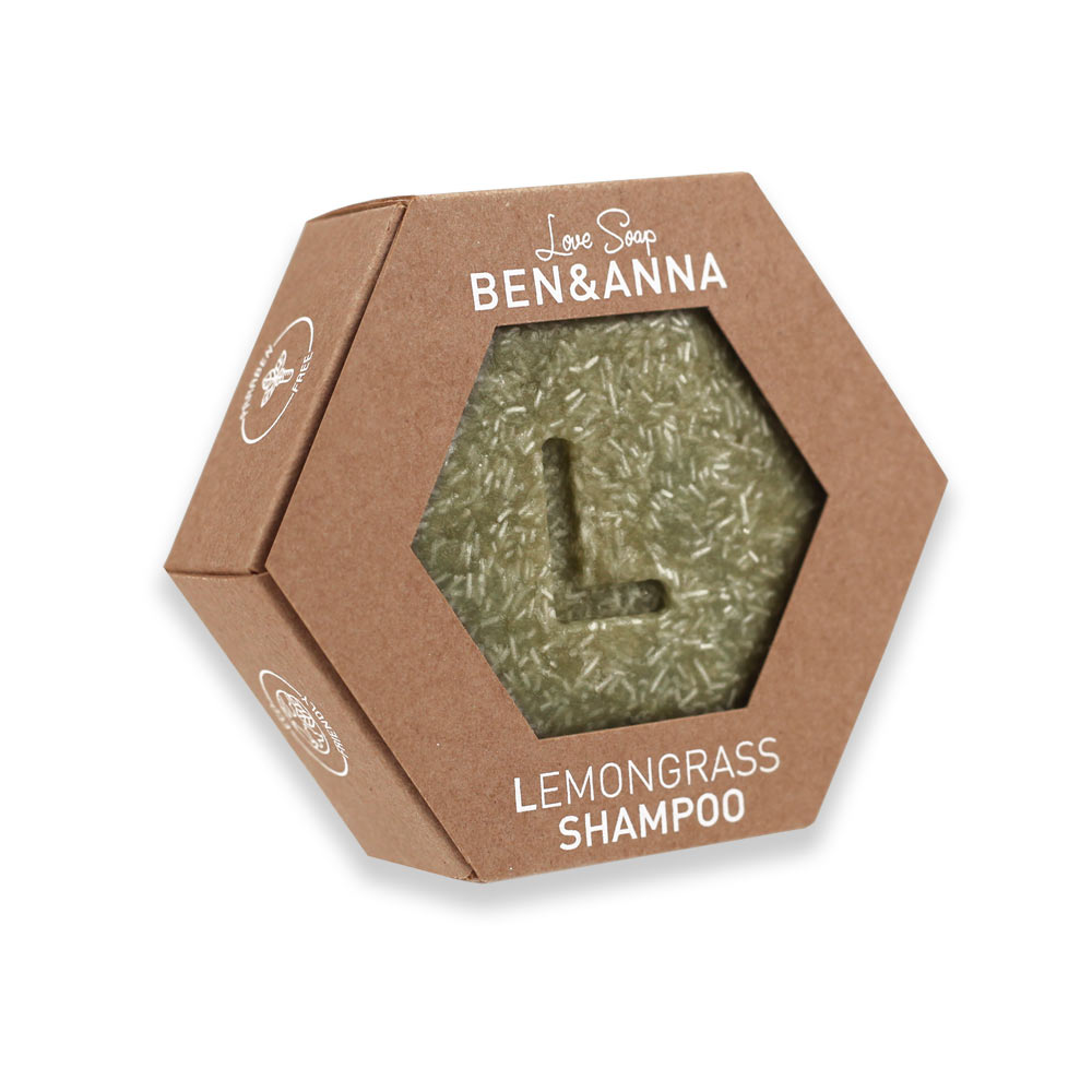 shampoo solido ben&anna con profumazione lemongrass