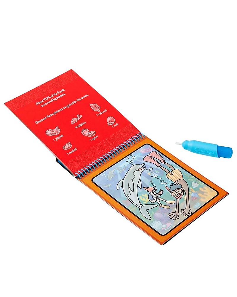 cartoncini magici da colorare con penna ad acqua e riutilizzabili, basta farli asciugare