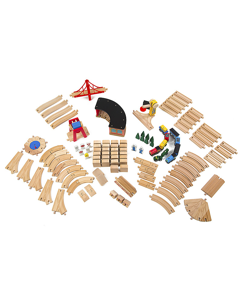 Pista in legno per trenini - Melissa&Doug - immagine 4