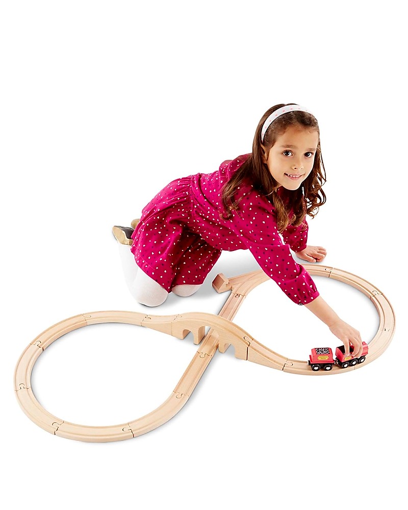 Pista in legno per trenini - Melissa&Doug - immagine 5