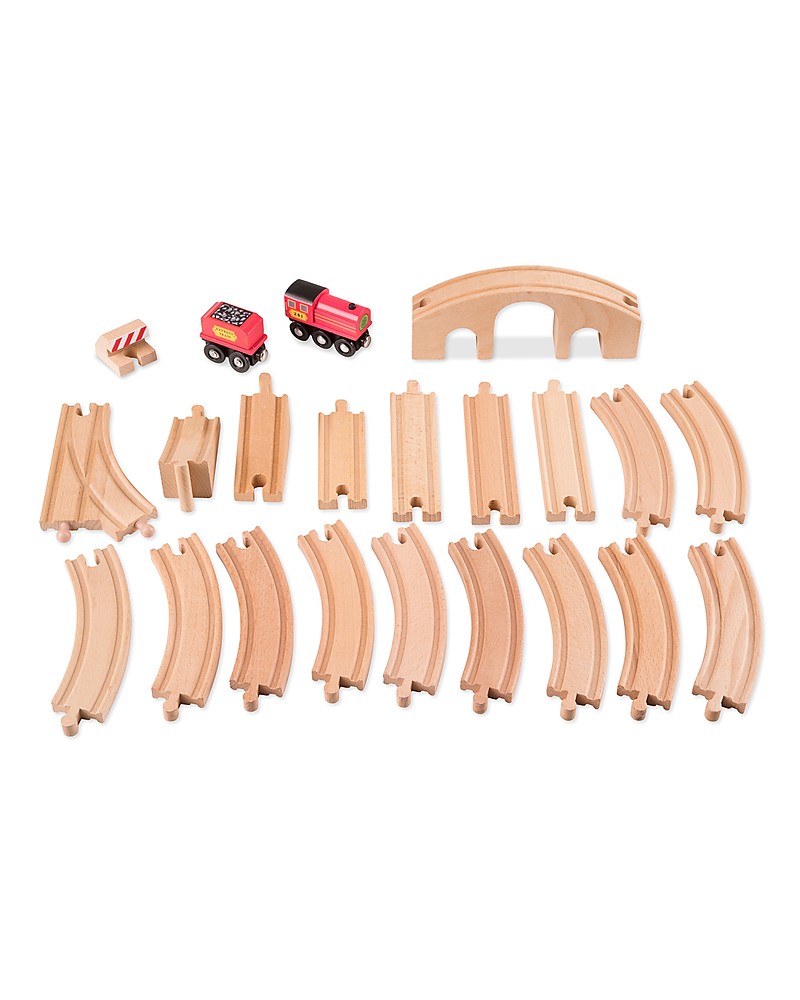 Pista in legno per trenini - Melissa&Doug - immagine 7