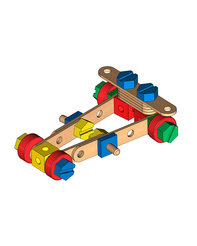Costruzioni in legno - Melissa&Doug - immagine 4