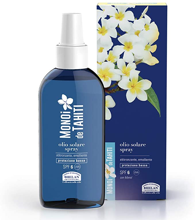 Olio Solare Monoï - SPF 6 - Helan
