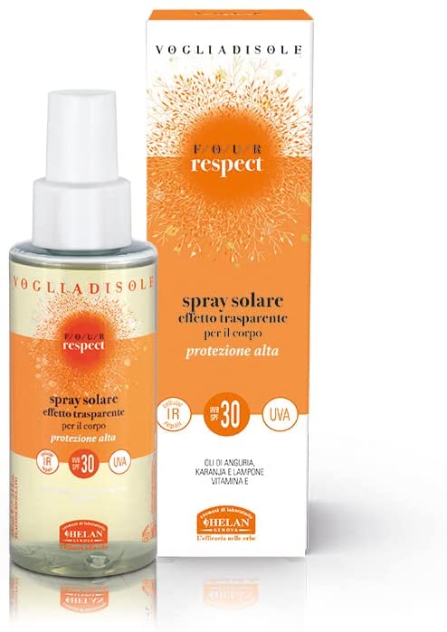 spray solare trasparente protezione 30