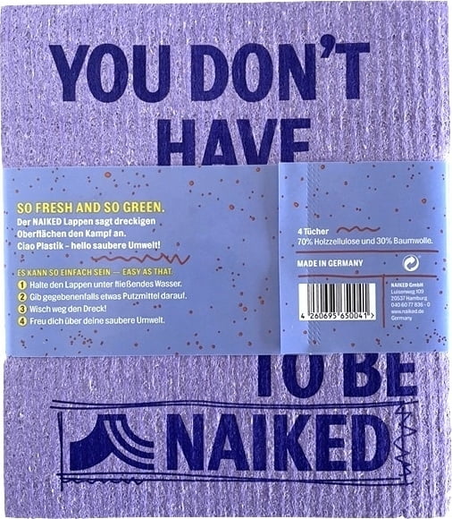 panno di spugna biodegradabile al 100%