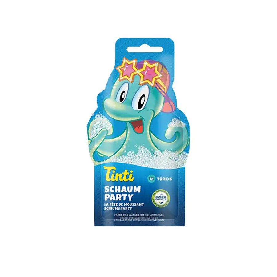 Schiuma soffice e colorata per il bagnetto