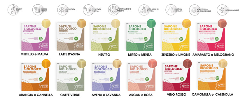 sapone biologico artigianale e fatto a mano