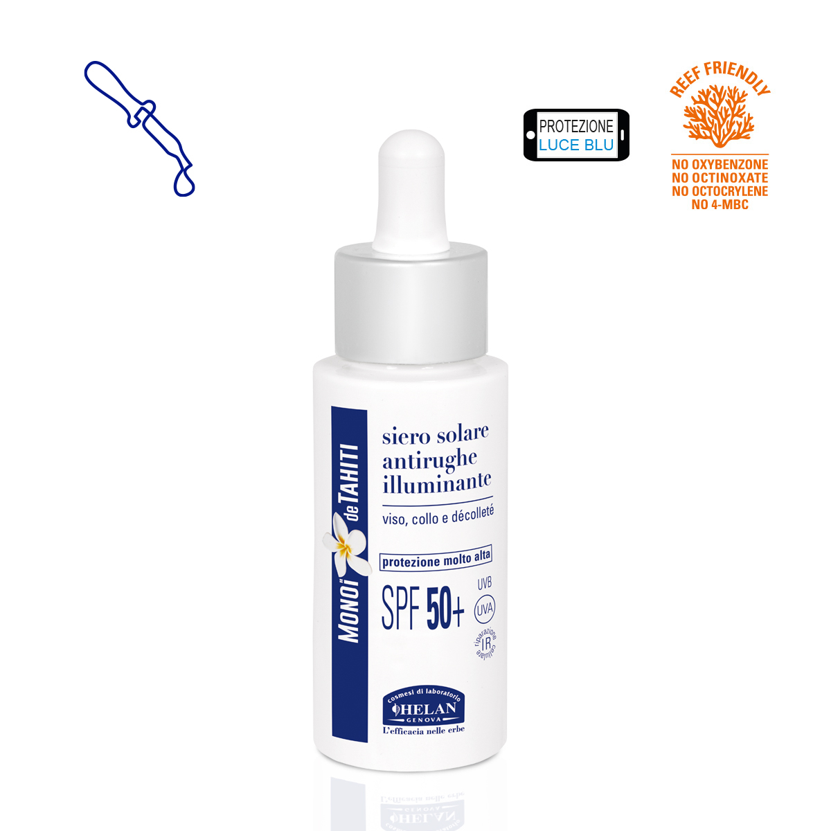 Siero solare antirughe illuminante - Helan - immagine 3