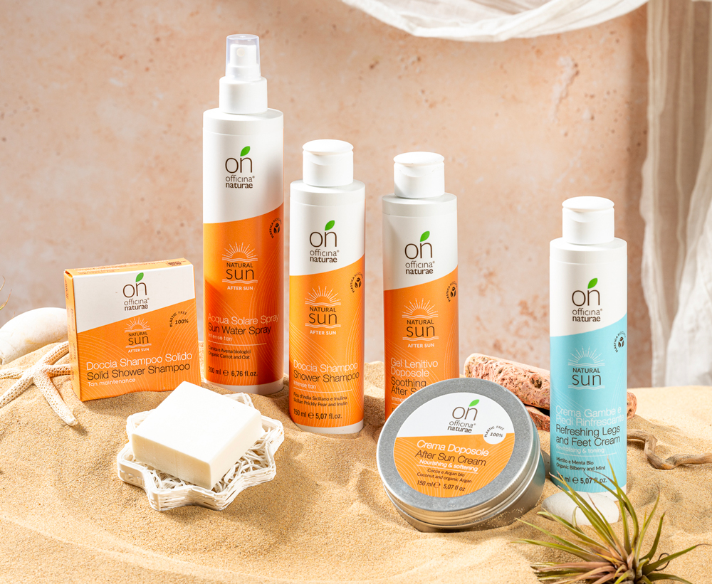 linea creme solari e dopo sole on sun