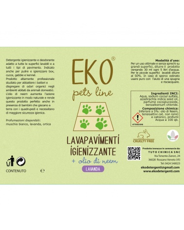 Pets line lavapavimenti igienizzante