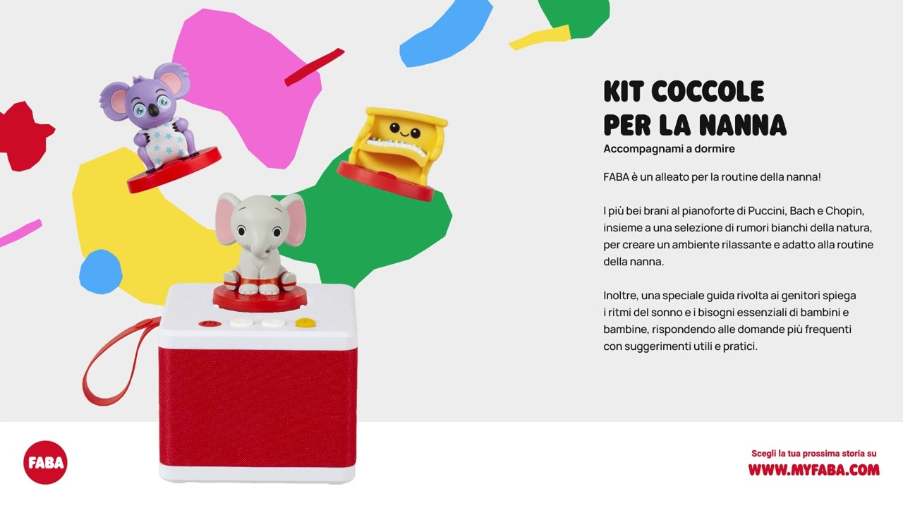 Kit Nanna di Faba con 3 personaggi