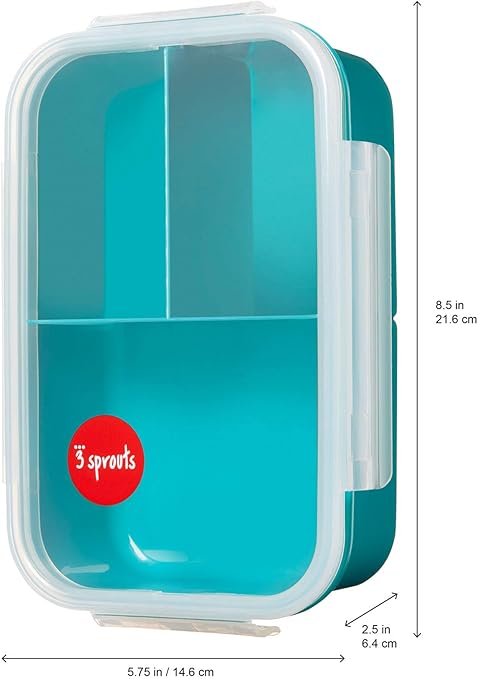 contenitore pranzo verde acqua - 3 sprouts