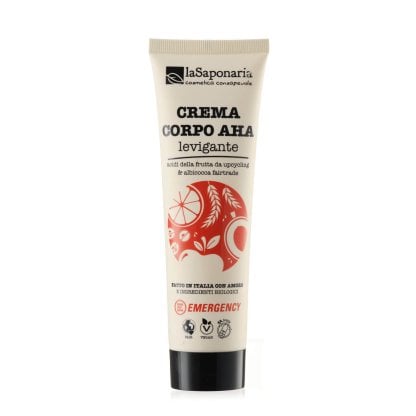 Crema corpo AHA levigante Emergency de La Saponaria
