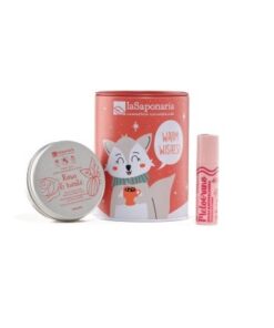 Salvadanaio Volpe Artica Mani e Labbra de La Saponaria