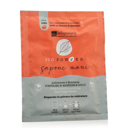 ecopowder sapome mani in polvere de la saponaria