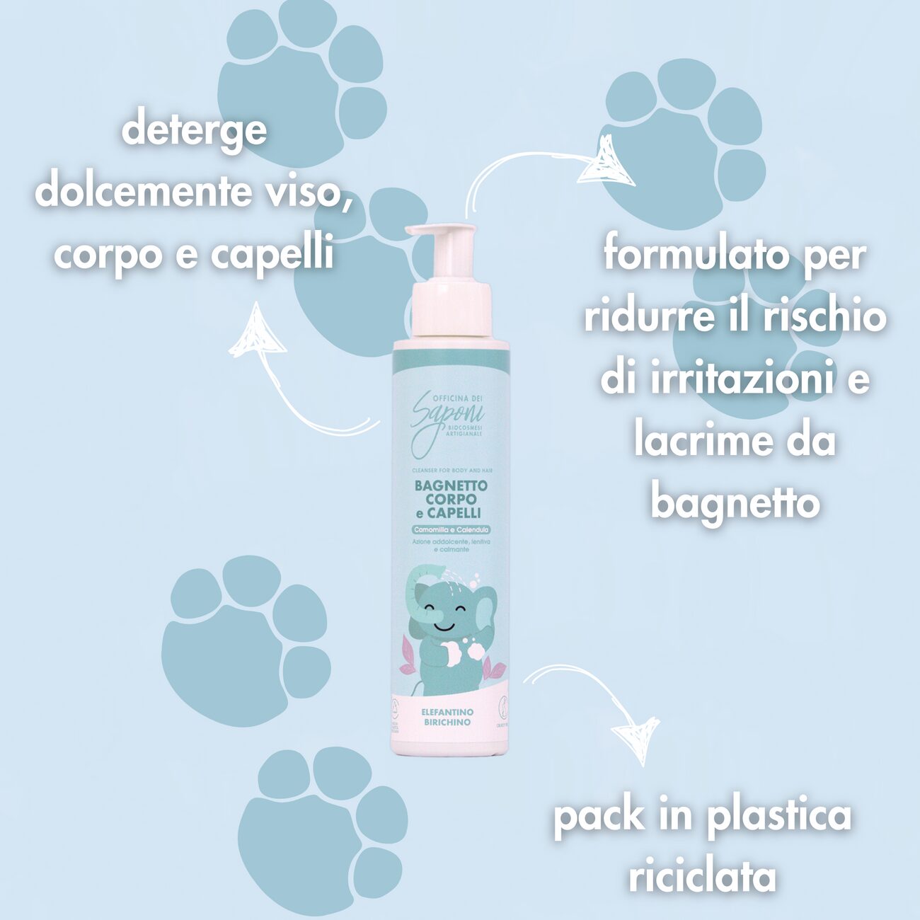 bagnetto corpo e capelli