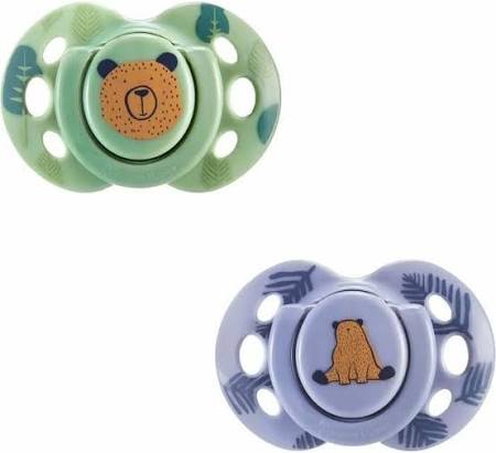 Ciuccio FunFriends orso verde e blu