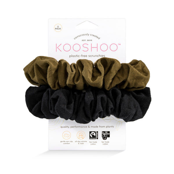 Elastici plastic free Kooshoo oliva nera