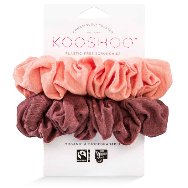 Elastici plastic free Kooshoo rosa corallo