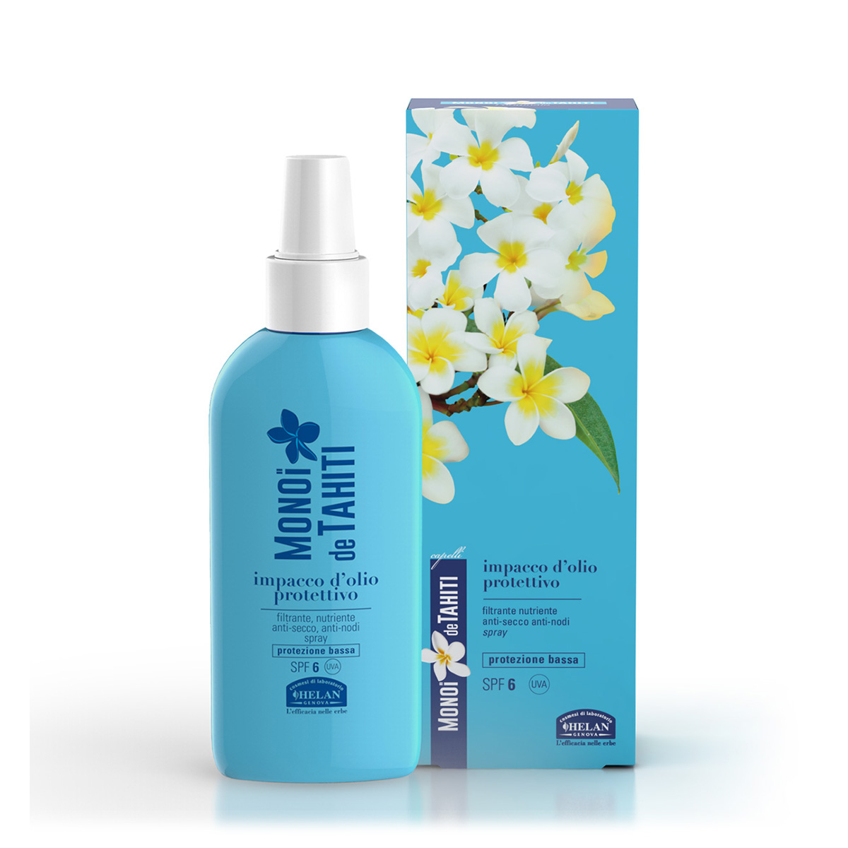 Monoï de Tahiti Olio protettivo spray per capelli - Helan