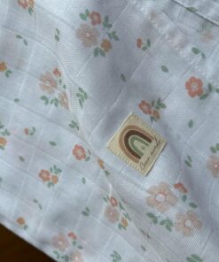 mussola 100% cotone Babylissima fiorellini