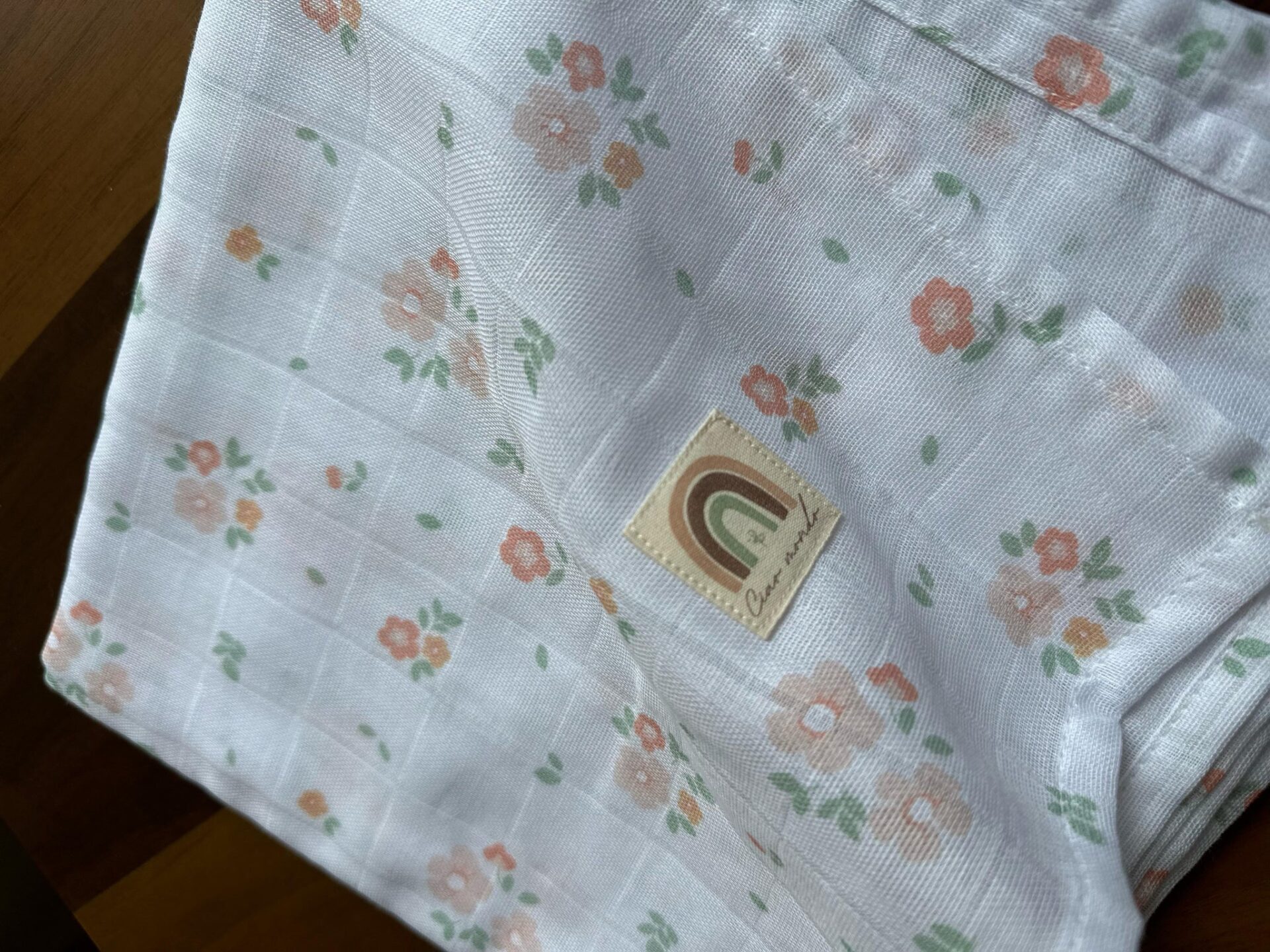 mussola 100% cotone Babylissima fiorellini