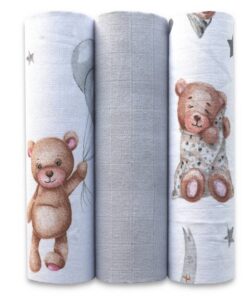 pannolini in cotone 100% orsacchiotto