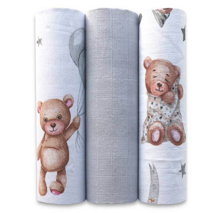 pannolini in cotone 100% orsacchiotto