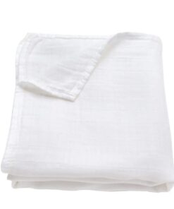 copertina neonato in bambù bianco pure Alì-Olì