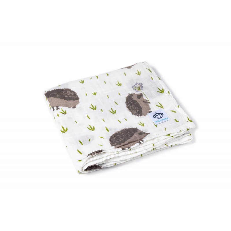 copertina stilosa di cotone organico riccio