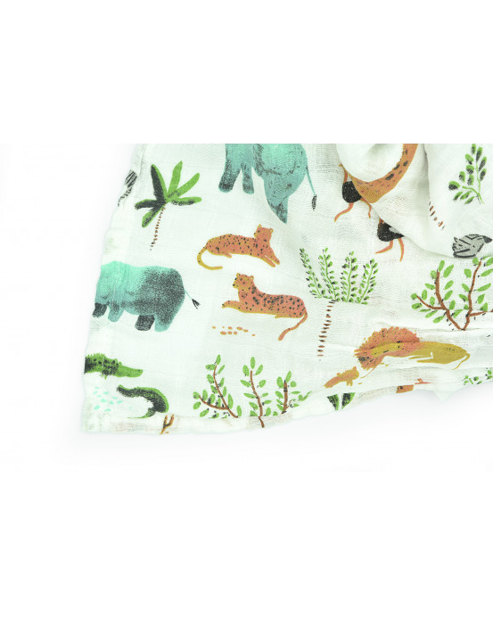 mussola di cotone - micu micu animali