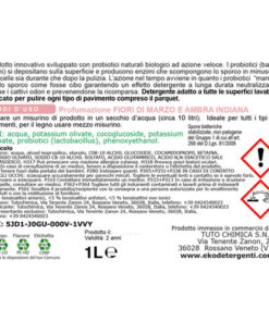 Pavimenti liquido con probiotici inci