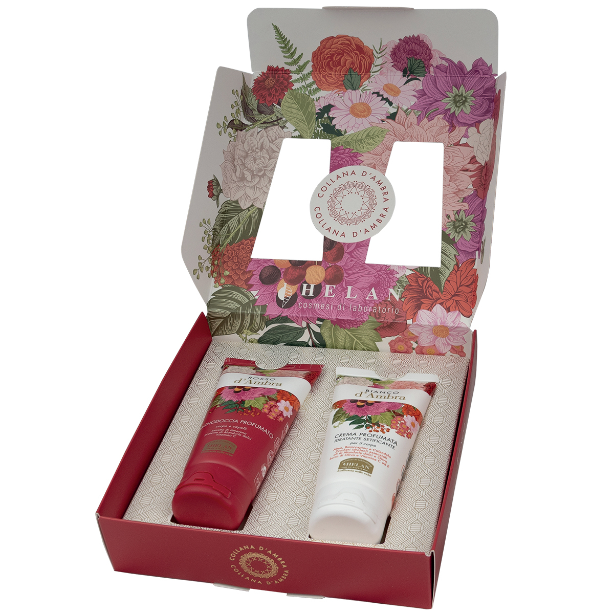 COLLANA D'AMBRA Cofanetto Rosso d'Ambra helan