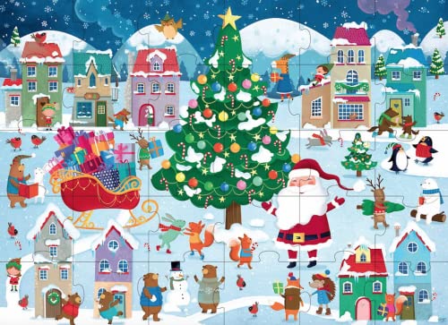 Libro e Puzzle Q -box Natale (magico natale) sassi