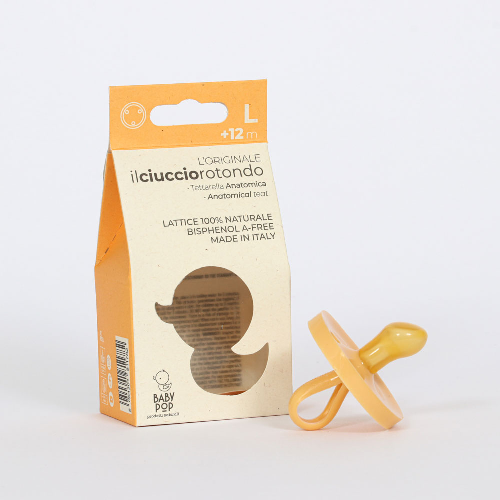 Ciuccio naturale rotondo anatomico