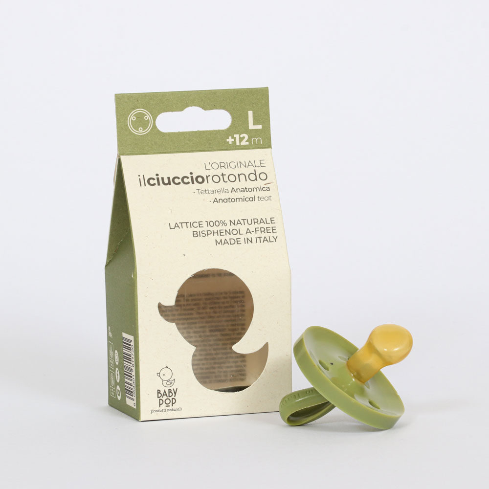 Ciuccio in lattice 100% naturale Baby bop anatomico