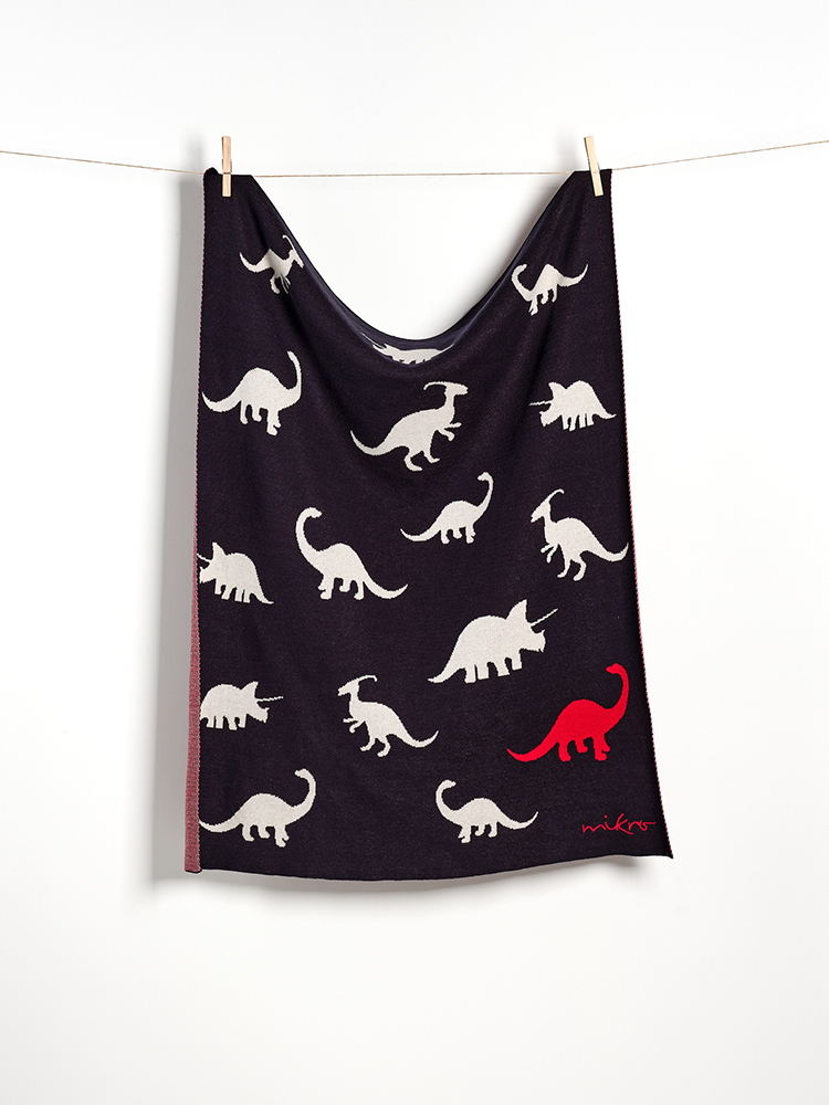 Coperta di cotone EcoMikro Dinosauro